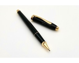 Cross Townsend Black Lacquer with 23K Gold Plated Rollerball Pen