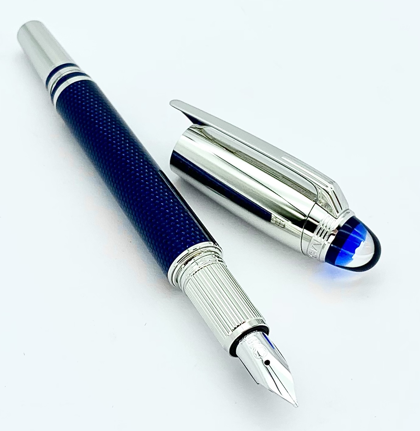 Montblanc MB.125283 StarWalker Blue Planet Doue Metal Fountain Pen